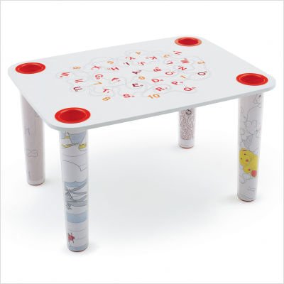 Little Flare Children's Table Set Color: Salad Pattern