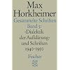 Gesammelte Schriften, 19 Bde., Bd.5, Dialektik der Aufkl�rung und Schriften 1940-1950