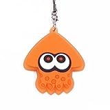スプラトゥーン イカ オレンジ イカす クリアラバーストラップ