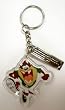 Taz Tasmanian Devil Soccer Key Chain