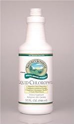 Nature's Sunshine Chlorophyll Liquid Dietary Supplement Support Intestinal and Circulatory System 32 Fl. Oz