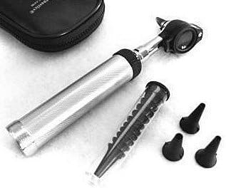 PRO-Fiberoptic L.E.D. Otoscope with Zippered Leatherette Case by Innovative Innovations Inc