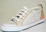 Coach Barrett White Signature Logo Tennis Shoes New 8