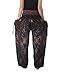 Lannaclothesdesign Women's Smocked Waist Boho Flowy Yoga Harem Pants Hippie Clothes