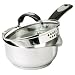 Oneida Cook N' Pour Stainless Steel 1-1/2-Quart Sauce Pan with Lid