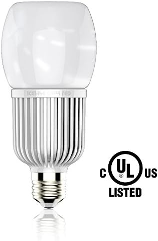 80W LED Retrofit Light Bulb, AC100~277V, 200w-250w Metal Halide Replacement, 3000K (Orange), E39 Base, Suitable for Enclosed Fixures, Omni Directional 3000 Lumens, UL Listed