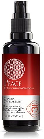 Peace Chakra Crystal Mist by Enlightened Creations: Root Chakra Essential Oil Mist