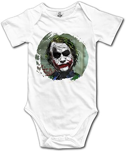 Hilal Trum Joke Short-Sleeve Romper Jumpsuit Infant 12 Months White