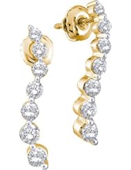 0.50CTW DIAMOND JOURNEY EARRING