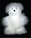 Soft Cuddly Baby Alpaca Fur Stuffed Hand Made Panda Teddy Bear 13 Inch Size ATB_WHITE13_052