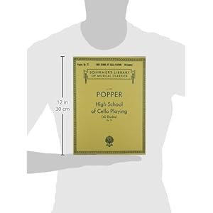 HIGH SCHOOL OF CELLO PLAYING OP73  40 ETUDES