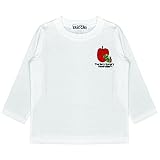 アスナロ（トップス 長袖tシャツ） エリックカール 長袖Tシャツ はらぺこあおむし ベビー トップス90 ホワイト