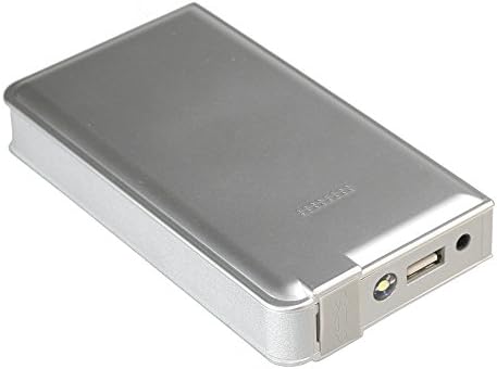 TLongs Power-3 9000mah Silver Car Jump Starter Car Emergency Power Bank Portable External Battery Charger with Jumper Cables and Phone Charging Cables LED Flashlight Built-in Emergency Safety Hammer