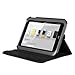 GMYLE(R) Black 360 Degree Rotating PU Leather Folio Stand Case Cover for Nook HD 7 inches Barnes & Noble e-Book Reader Tablet (Multi Angle- Vertical/Horizontal and Wake up Sleep Function)