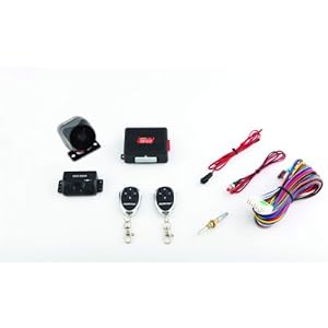 Brand New Crimestopper Sp-101 Deluxe 1 Way Car Alarm and Keyless Entry Security System w/ 2 Ultra Slim Style 4 Button Remote Transmitters