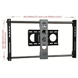 Articulating Plasma LCD Flat Panel TVs wall Mount MPA55 1LH