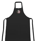FSU Florida State University FSU Logo College Logo Apron TOP RATED for FOR Grilling, Barbecue, Kitchen and Cooking Best Unique Gifts for a Man, Men, HIM HER Women, Ladies. GIFT IDEA!