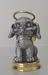 Lil Angels Genuine Fine Pewter Dog Angel with Halo, Wings, and Bone
