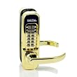 Heavy Duty Digital Lever, Brass, Right