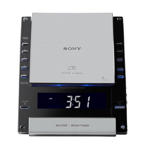 Sony ICF-CD7000BLK AM/FM Stereo CD Clock Radio