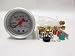 OBX Silver Bullet Series Racing Sport Meter - Oil Pressure