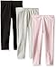 The Children's Place Baby Girl's Toddler Legging 3 Pack Legging-2112422, Black/Grey/Pink, 5T