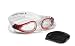 Aqua Sphere Eagle Interchangeable Lens Goggle - Clear /Tinted Lens - Coral