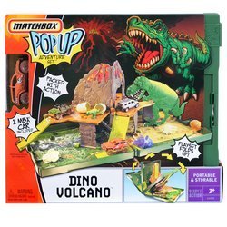 Matchbox Deluxe Pop-Up Playset - Dino Volcano by Mattel