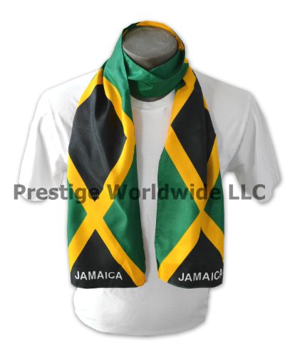 Jamaican Flag Print Scarf 64