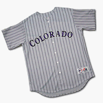 Jason Hirsh #48 Rockies Adult AWAY Replica Jersey
