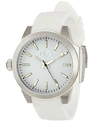 D&G Dolce & Gabbana Womens DW0746 Salt and Pepper Round Crown Case Watch