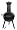 Outdoor Ohio Steel & Cast Iron Bronze Chimenea - Size Medium