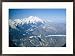 Aerial of Mount McKinley and the Muldrow Glacier Framed Art Poster Print by Rich Reid, 29x21