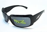 ARNETTE Infamous 4076 Sunglasses Gloss Black 41/81 Polarized Shades