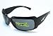 ARNETTE Infamous 4076 Sunglasses Gloss Black 41/81 Polarized Shades