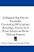 Search : A Manual For Use At Funerals: Consisting Of Scripture Readings, Poems And Prose Selections From Various Sources