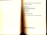 Studies in animal and human behaviour