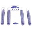 4 Tubes Shiny Blue Luster Glass Seed Beads Jewelry Part
