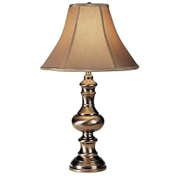 Antiqued Copper-Finish Table Lamp