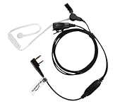 BAOFENG Radio Earpiece (Bodyguard Style Two Wire Headset with HQ PTT Microphone) THE-SECURITY-STORE