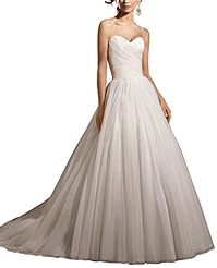 Sexy A-line Organza/Tulle  Sweetheart Backless  Ball Gown Evening Dress/Prom Dress/Party Dress/Wedding Dress 