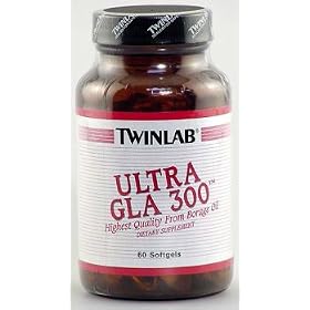 Twin Labs Ultra GLA Soft Gels 60's (Gamma-Linolenic Acid Is an Essential Fatty Acid That... by 