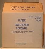 Sweet Flake Coconut, Natural Unsulphured, Bulk Pack, 25 Pounds
