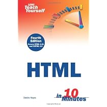Sams Teach Yourself HTML in 10 Minutes (4th Edition)