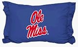 Mississippi (Ole Miss) Rebels Coordinating Pillow Sham from The Locker Room Collection by Kentex