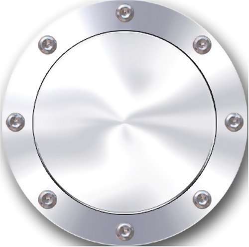 CSI C4099 Chrome Aluminum Fuel Door 2002-2008 Dodge Ram 1500, 2003-2008 Ram 2500/3500