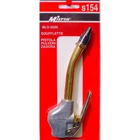 Lever Rubber Tip Blow Gun with Bent Tip by M