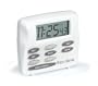 West Bend 40053 Triple Timer with Clock, White