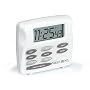 West Bend 40053 Triple Timer with Clock, White