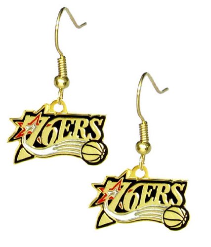 Philadelphia 76ers - NBA Team Logo Dangler Earrings